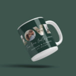 Taza De Café Amor 4 foto moderna mínima caja de regalo personal<br><div class="desc">El verdadero amor dura para siempre multi 4 fotos simple moderno mínimo aniversario personalizado,  boda,  cumpleaños o Navidades regalo para el que amas. El color verde moderno es totalmente personalizable.</div>