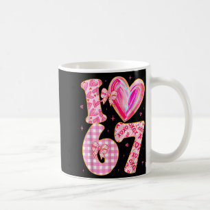 Taza De Café Amor 67 Día de San Valentín 67 Meme 6 7 San Valent