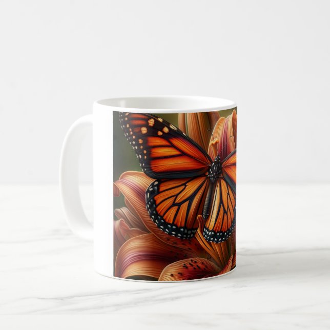 Taza De Café Amor a la mariposa (Anverso izquierdo)