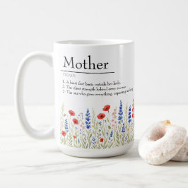 Taza De Café Amor a las flores silvestres - Mug con mensaje de 