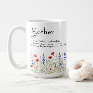 Taza De Café Amor a las flores silvestres - Mug con mensaje de