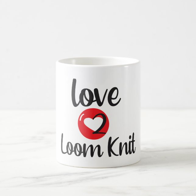 Taza De Café Amor a Loom Knit (Centro)