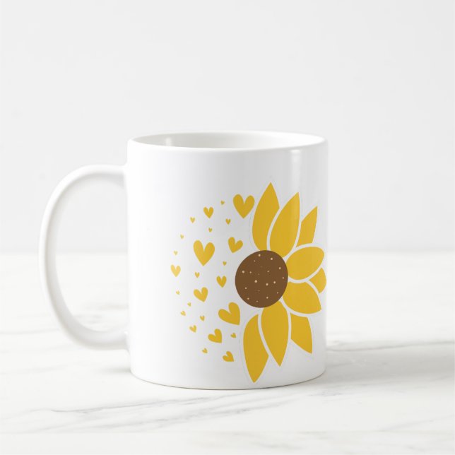 Taza De Café Amor a los girasoles (Izquierda)