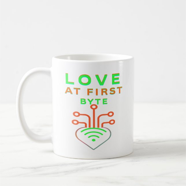 Taza De Café Amor a primera Byte (Izquierda)