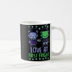 Taza De Café Amor A Primera Espantada Kawaii Monstruo De Franke
