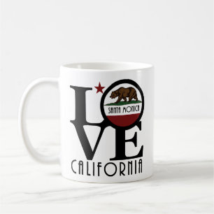 Taza De Café AMOR A Santa Mónica California11oz