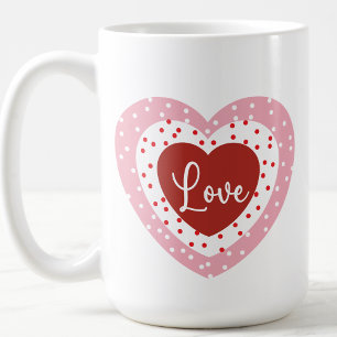 Taza De Café Amor al corazón lindo