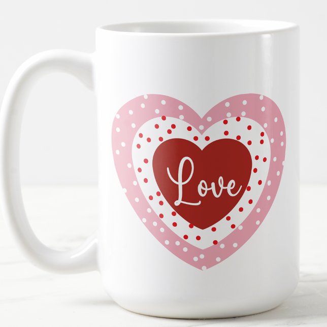 Taza De Café Amor al corazón lindo (Subido por el creador)