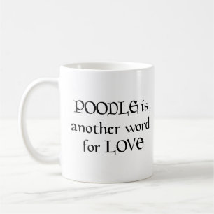Taza De Café Amor al perro caniche