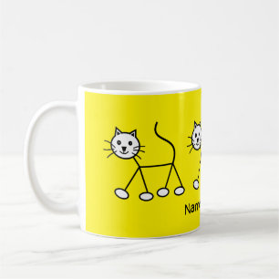 Taza De Café Amor Amarillo, amor, amor, Personalizado