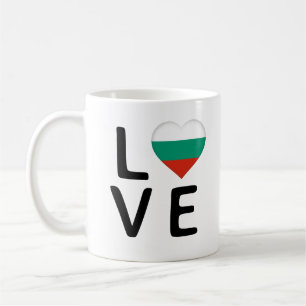 Taza De Café Amor - Bandera de Bulgaria