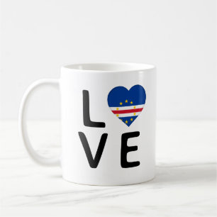 Taza De Café Amor - Bandera de Cabo Verde