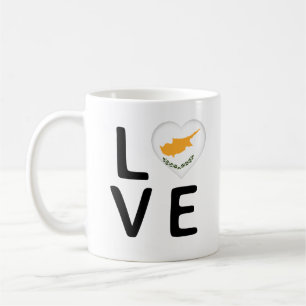 Taza De Café Amor - Bandera de Chipre