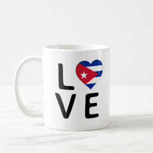 Taza De Café Amor - Bandera de Cuba