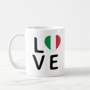 Taza De Café Amor - Bandera de Italia