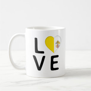 Taza De Café Amor - Bandera de la Ciudad del Vaticano