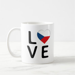 Taza De Café Amor - Bandera de la República Checa