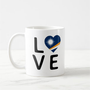 Taza De Café Amor - Bandera de las Islas Marshall