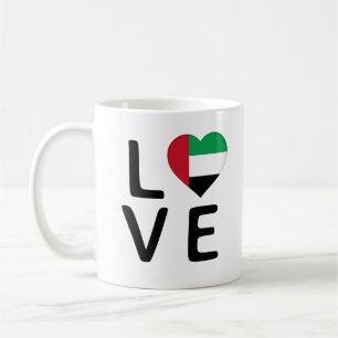 Taza De Café Amor - Bandera de los Emiratos Árabes Unidos