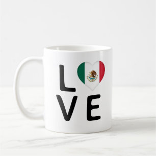 Taza De Café Amor - Bandera de México