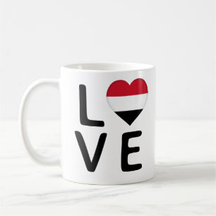 Taza De Café Amor - Bandera de Yemen