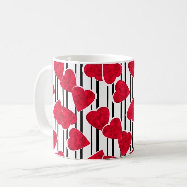 Taza De Café Amor, boda, día de San Valentín (Anverso izquierdo)