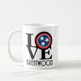 Taza De Café AMOR Brentwood Tennessee 11oz