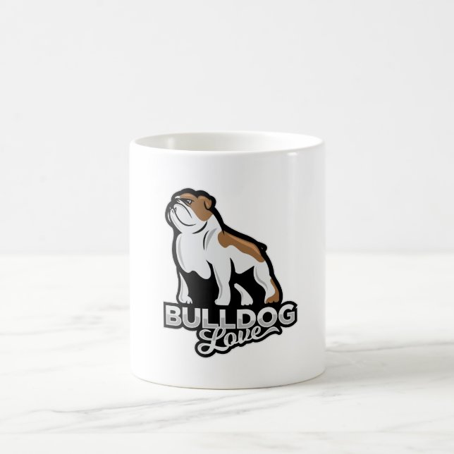 Taza De Café Amor Bulldog (Centro)