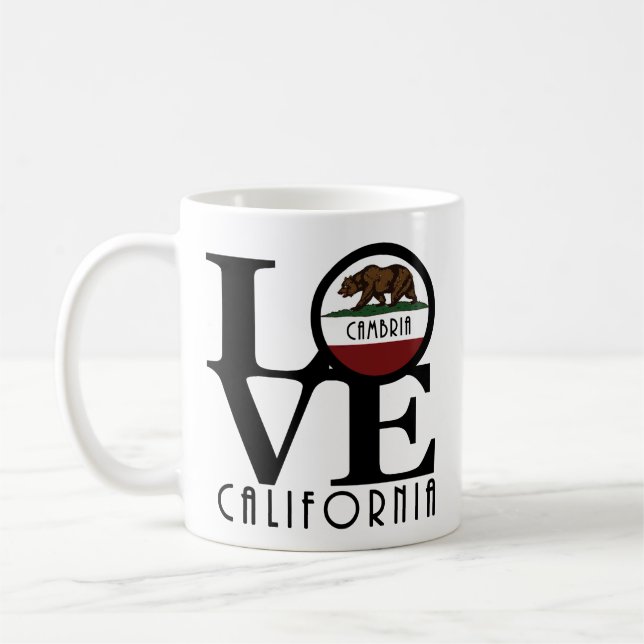 Taza De Café AMOR Cambria 11oz (Izquierda)