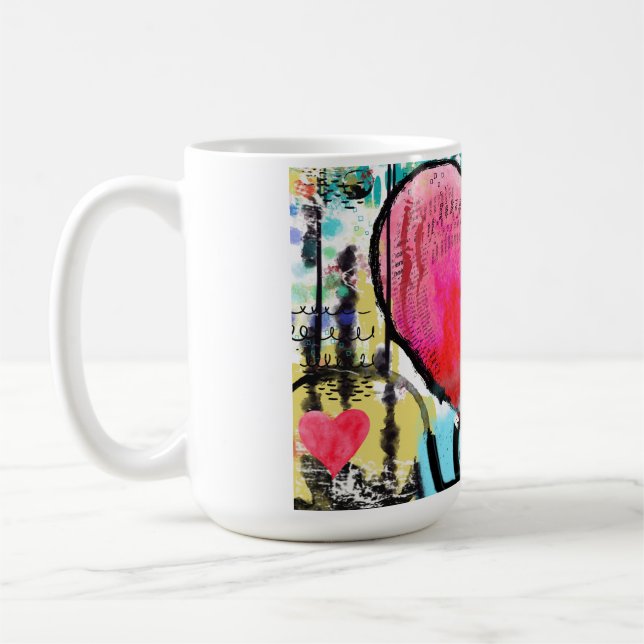 Taza De Café Amor cardíaco (Izquierda)