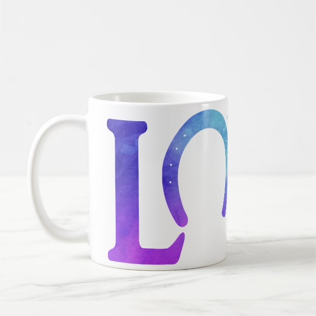 Taza De Café Amor Casco Morado (Izquierda)