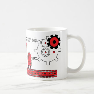 Taza De Café amor Cherokees de los robots