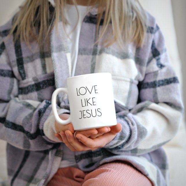 Taza De Café Amor como Jesús (Subido por el creador)
