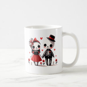 Taza De Café Amor cósmico - Día de San Valentín astronauta