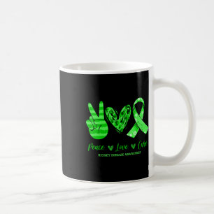 Taza De Café Amor Curar la enfermedad renal Conciencia 3