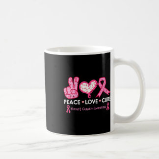Taza De Café Amor Cure Cure Cáncer de Mama Conciencia Sobrevivi