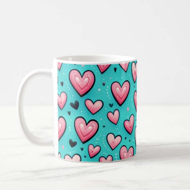 Taza De Café Amor de Algodón de Azúcar (Izquierda)