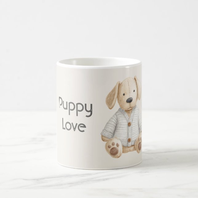 Taza De Café Amor de Cachorro Adorable (Centro)