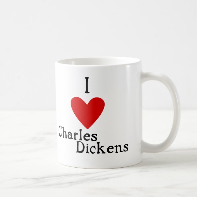 Taza De Café Amor de Charles Dickens (Derecha)