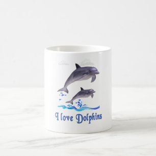 Taza De Café Amor de delfines