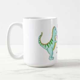 Taza De Café Amor de dinosaurio