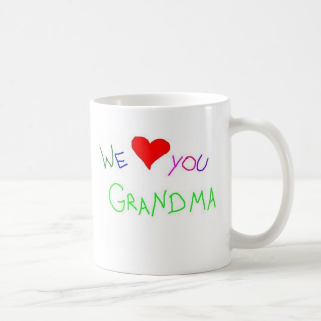 Taza De Café Amor de la abuela (Derecha)