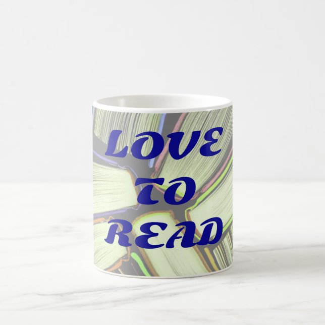 Taza De Café AMOR DE LEER tazón de café (Centro)
