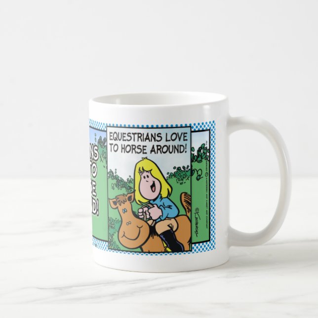 Taza De Café Amor de los Equestrians a… (Derecha)