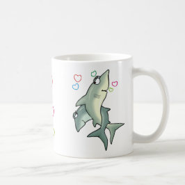Taza De Café Amor de los tiburones