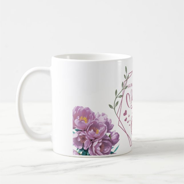 Taza De Café Amor de Madre Diseño Moderno  (Izquierda)