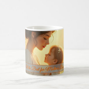 Taza De Café Amor de madre soltera en flor de luz