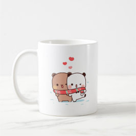 Taza De Café Amor de pareja de osos de los Panda, bubu y dudu