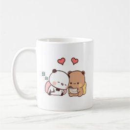 Taza De Café Amor de pareja de osos de los Panda, bubu y dudu