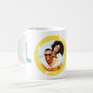 Taza De Café Amor de plantilla de foto única